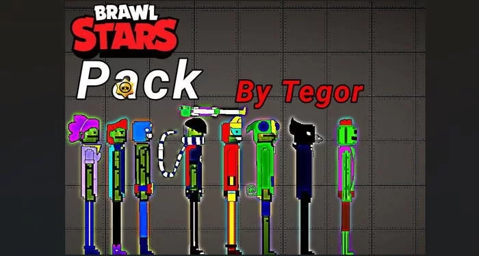 Brawl stars pack — персонажи