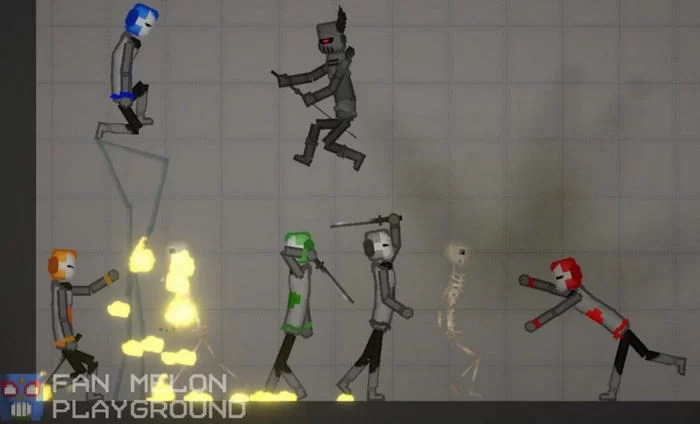 Персонажи из игры Castle Crashers