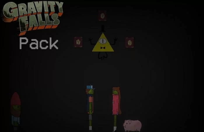 Gravity Falls pack — персонажи мультсериала