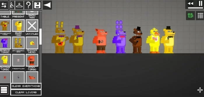 Персонажи Fredbear’s Family Diner